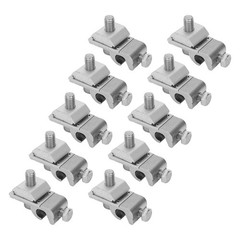 10Pcs Solar Mounting System Grounding Clip Durable Thunder Protection For Solar