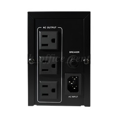 500VA 300W Backup UPS Power Supply Battery Backup Unit w/3 Outlets Indoor Use