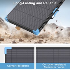 E-POWO Folding Bifacial Solar Panel 400W 110W for Anker Solix C1000 Gen 2