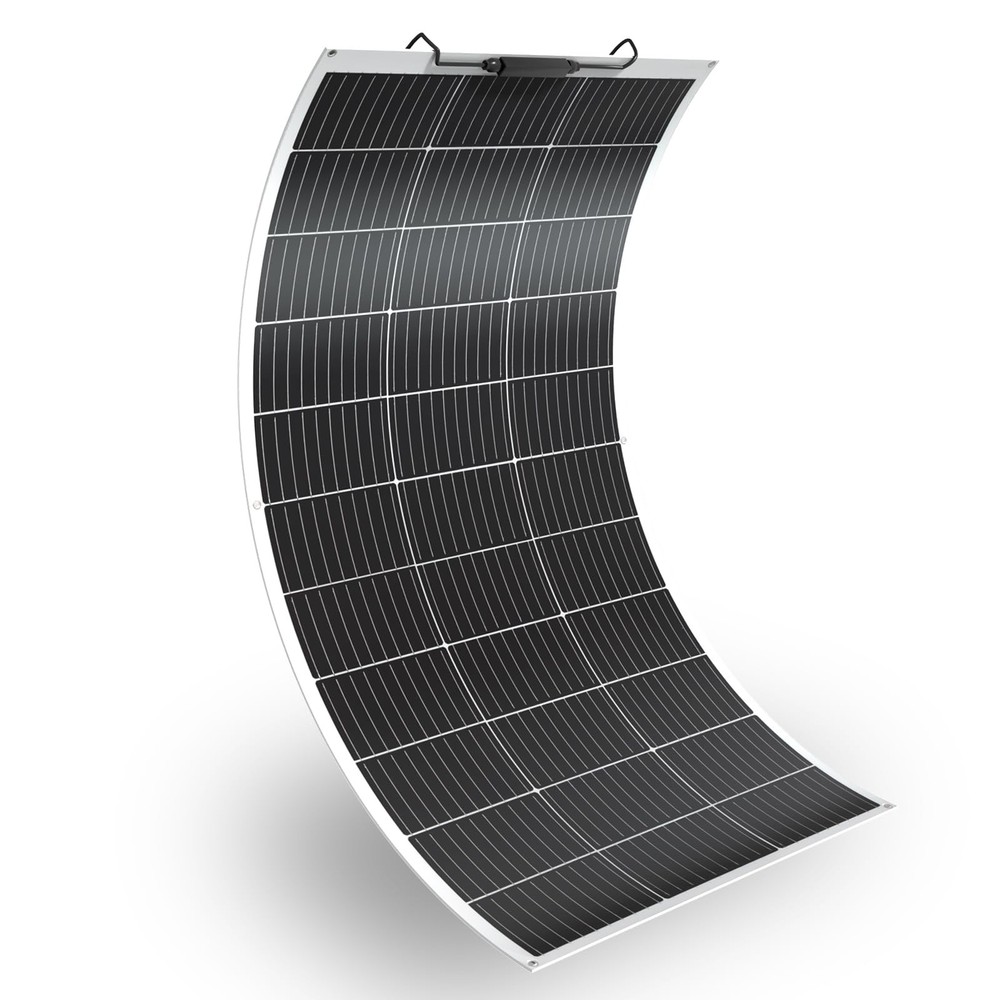 Flexible Solar Panel 100W 12V, 250° Bendable Monocrystalline Solar Panel with…