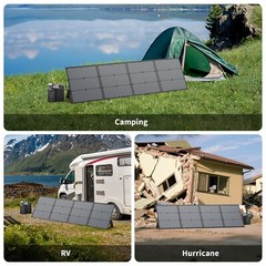 MHPOWOS 220W Solar Panel 20V for Ecoflow Bluetti Jackery Power Station Refurbish