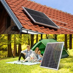 400W 200W 100W Watt Mono Solar Panel 12V Battery Charger Home Boat RV Off Grid