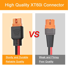 Xt60I to O Ring Terminal Cable, More than 16A, 5FT 10AWG Extension Cable Xt60I F