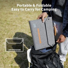 MHPOWOS Foldable USB Solar Panel 40w 80w 120w for Emergency Power Supply