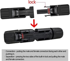 6-12Pairs Solar Panel Cable Wire Connectors Set Crimper PV Crimping Pliers Tools