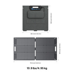 BLUETTI AC180 Solar Portable Power Station 1152Wh + 100W Foldable Solar Panel