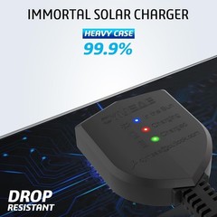 10W Solar Panel Car Battery Charger 12V Waterproof Power Trickle Portable RV US