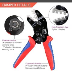 HKS Solar PV Cable Crimping Tool for Solar Connectors, AWG14-10 (2.5/4/6mm²) – 7