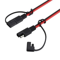 Heavy Duty SAE to Alligator Clip Quick Disconnect Adapters Power Cable 100cm