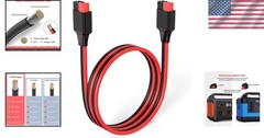 10AWG 2FT Anderson Extension Cable – Weatherproof Power Connection for Solar Use
