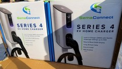Level 2 EV Charger 12kw 50A 25ft J1772 14-50P/Hardwire WiFi SemaConnect By Blink