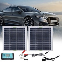 200W Solar Kit with Dual Panels and 10A Controller for Off Grid Living