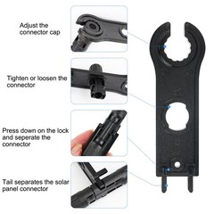 123PCS Solar Crimper Tool Kit – 30 Pairs Solar Connectors 30 Pairs Solar Conn…