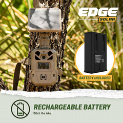 Edge Solar Cellular Trail Camera – Integrated Solar Panel with Battery – 40MP –
