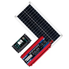 7000W Solar Kit | 200W Panel + 100A Controller | 12V to 110V/220V AC Inverter