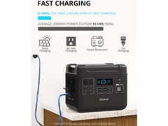 IDEAPLAY SN2200 2000Wh 2200W LiFePO4Solar Generator Portable Power Station