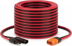 Efficient 10AWG 25FT Solar to XT60i Connector – Waterproof for Outdoor Safety