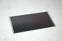 2 Sanyo Solar Panel Glass 21 v .25a Open Voltage 6″ x 3 » AM-5S01 NOS (Up)