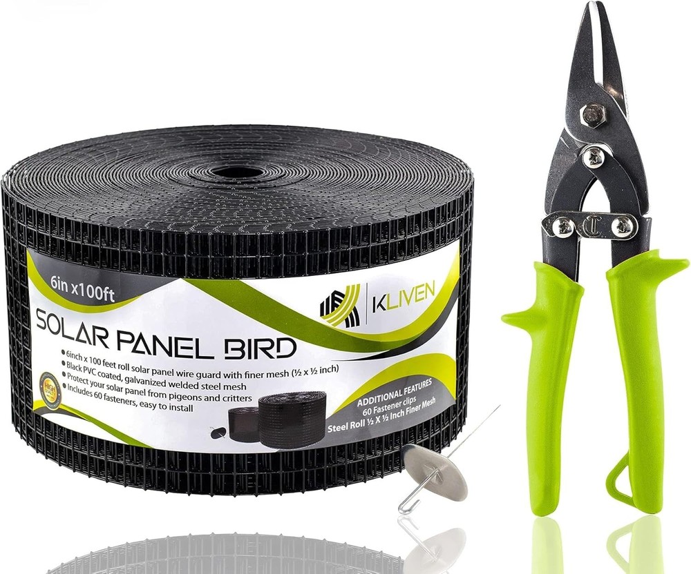 Solar Panel Bird/Squirrel Guard Roll Kit- 6in x 100ft Critter Guard