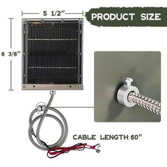 Highwild 12-Volt Solar Panel Charger for 12V Feeder Battery