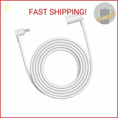 10 ft. Barrel Plug Extension Cable – Compatible with Ring Solar Panel and Super