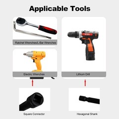 150mm Drive Sleeve Solar Photovoltaic Power Station Electric Wrench
