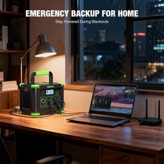Lightweight 288Wh Solar Generator 330W Backup Power for Travel & Emergencies
