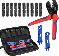 Solar Crimping Tool Kit for Solar Panel Cable Connectors 14-10Awg,Mc4 Connector