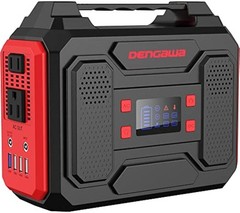 Open Box Power Bank 250Wh Solar Generator Power Bank 300W R200 red