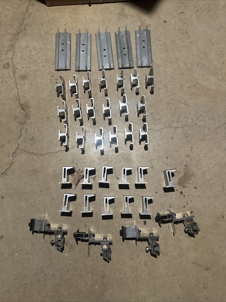 Solar Panel T Bolt Metal Brackets Miscellaneous Hardware As Pictured
