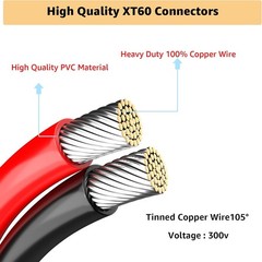 MC4 to XT60 12AWG Solar Extension Charging Cable IP6810FT for Power Station