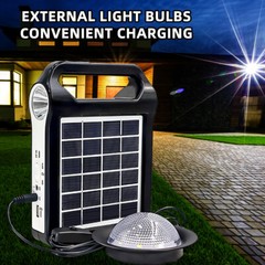 Portable Power Station Solar Generator Panel Power Bank Outlet Camping Emergency