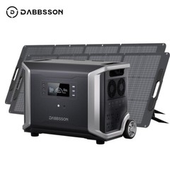 Dabbsson 3600W Portable Power Station Solar Generator LFP + 2*210W Solar Panel