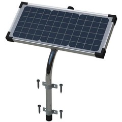 GHOST CONTROLS 10-Watt Premium Solar Panel Kit for Automatic Gate Openers