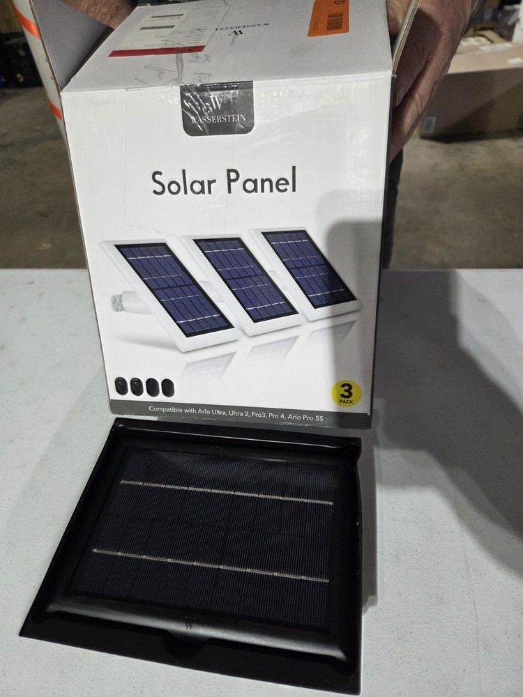 Wasserstein 3 Pack Solar Panels For Arlo Ultra, Ultra 2, Pro 3, Pro 4, Pro 5S