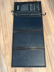 Used Nekteck 21W Solar Panel for Camping/Backpacking