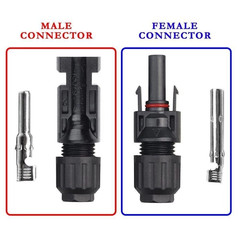 10-Set Solar Panel Connector Kit – Waterproof IP67 PV Cable Connectors