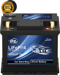 Car Start Stop System BC Group26 Lifepo4 Lithium Ion Battery 12.8V 800A