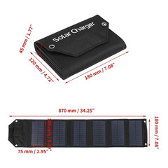 Folding Solar Panel 60W/80W/100W USB 5V Solar Charger Portable Solar Battery Pow