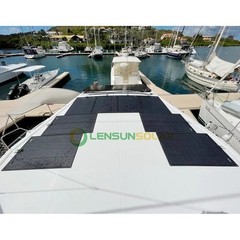 Flexible Solar Panel 130W 12V ETFE,42.9in x 23.2in Semi 130W/23.2in x 42.9in