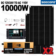 10000W Solar System Kit | 12V24V DC Input to 110V/220V AC Outputs7