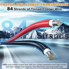 Oududianzi 2X150 Feet Solar Panel Wire, 10AWG Solar Wire H1Z2Z2-K Tinned Copper
