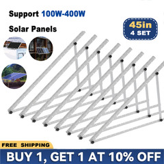 AeternaSol 4 Sets 45in Solar Panel Mount Brackets Mount Brackets Kit Adjustable