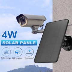 10ft Cable-4W-5V Solar Panel Charger for Ring Camera Spotlight & Stick Up Cam