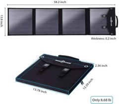 SOLAR PANEL Station 60 Watt Portable Foldable Highest Efficiency Cells FULL KIT