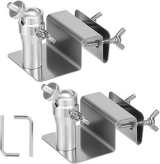 2Pcs Gutter Mount for Arlo, Eufy, Reolink, Aosu, Pro3 Solar Panels That Use 1/4″