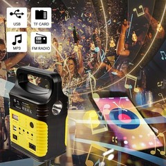 Portable Solar Generator with Panel,10000mAh Power Station for Camping | 1000…
