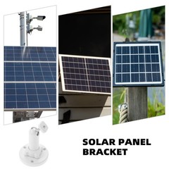 Outdoor Adjustable Mount Panel Solar Bracket For Security Camera Holder ABS