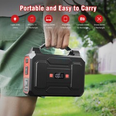 Portable Power Station 100W 146Wh Lithium Battery Pack Camping Solar Generator