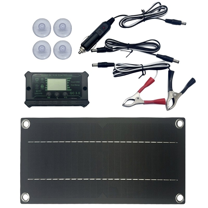 600W 100A Solar Panel Drop Glues Board for Toy Car Battery Power Charger
